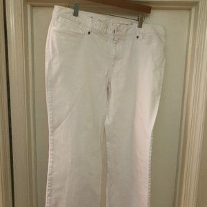 Eddie Bauer White Denim Jeans